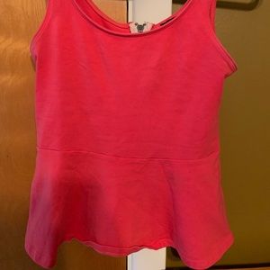 Express peplum tank